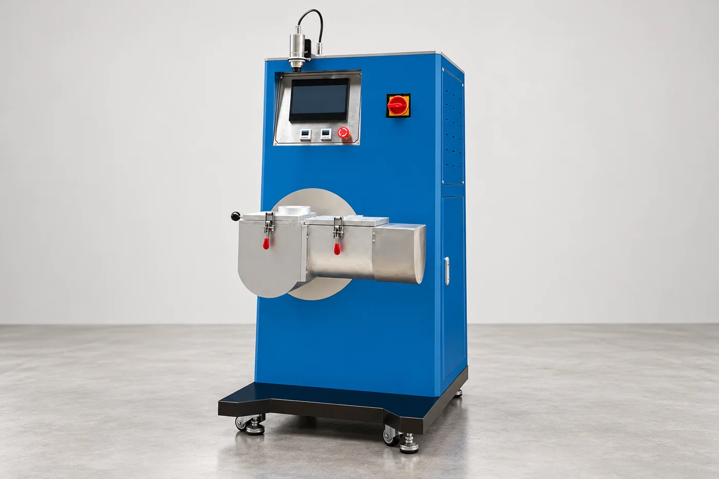 Complete tall blue vacuum-pressure jewelry machine reference