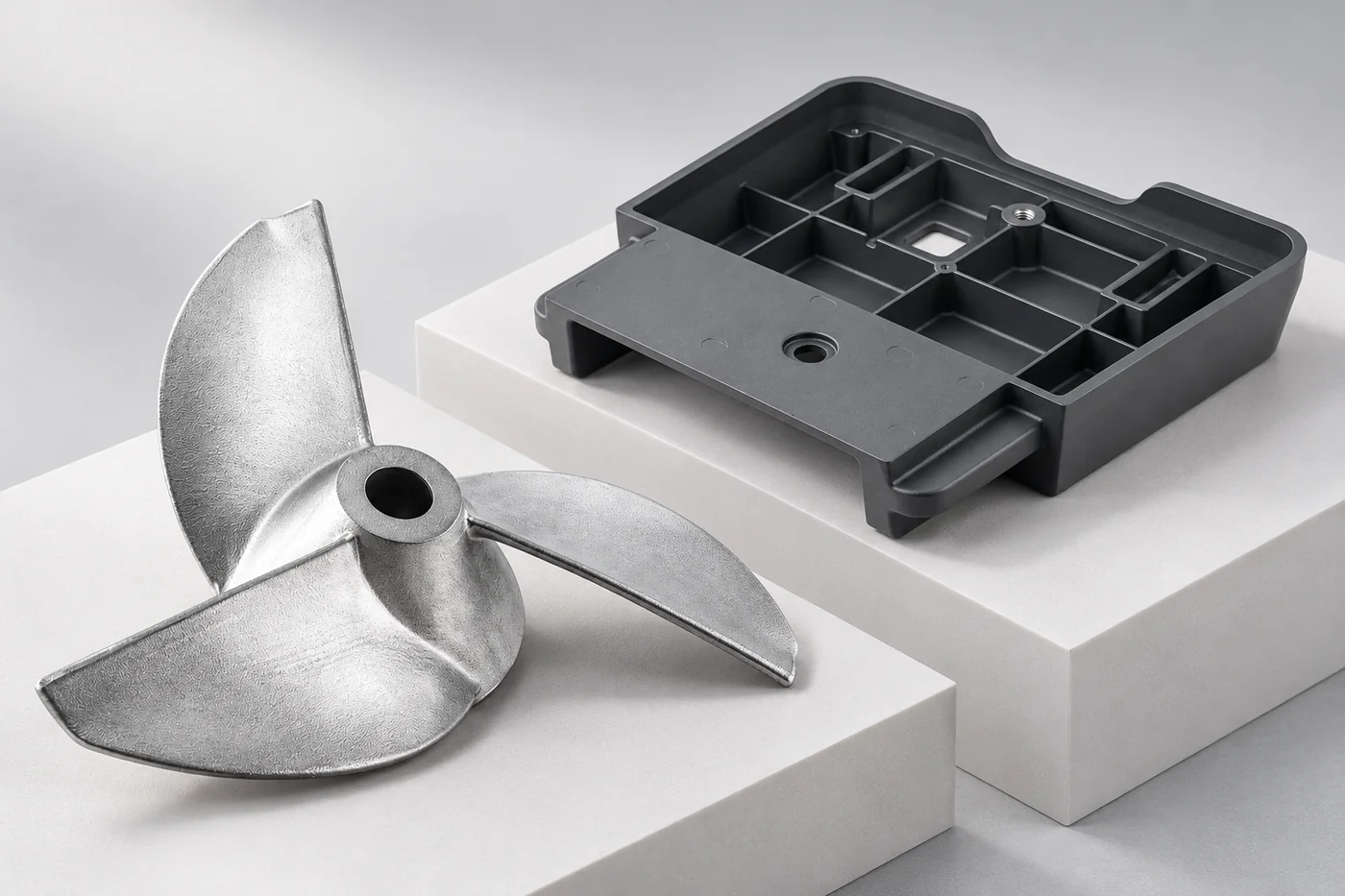 Pump impeller and aluminum enclosure product references